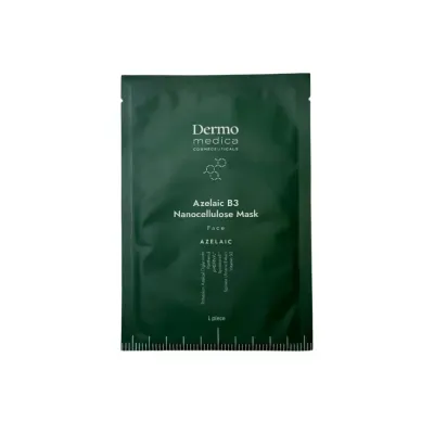 Маска для лица Dermomedica Azelaic B3 Nanocellulose Mask наноцеллюлозная, осветляющая