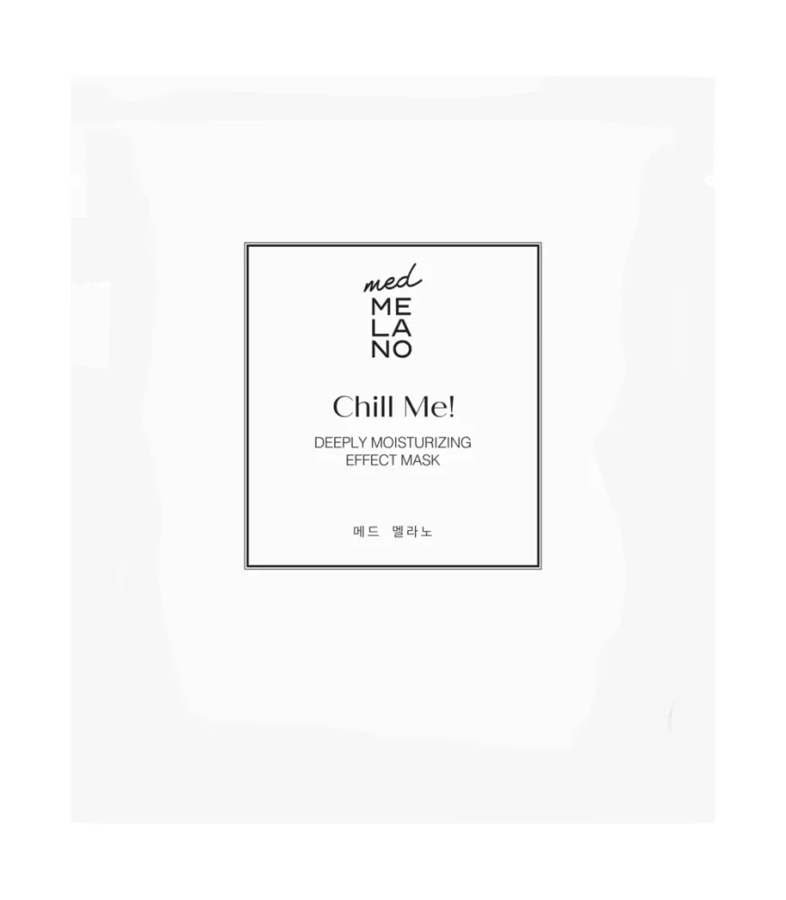Тканевая маска для лица MedMelano Chill Me! Deeply Moisturizing Effect Mask увлажняющая, охлаждающая, 1 шт.