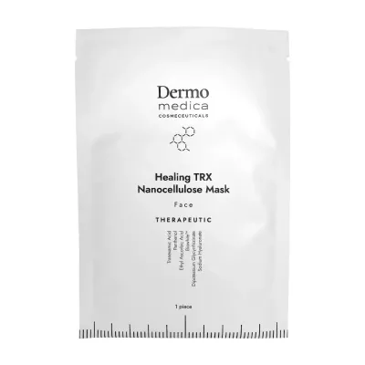 Маска для лица Dermomedica Healing TRX Nanocellulose Mask наноцеллюлозная, с транексамовой кислотой, 1 шт