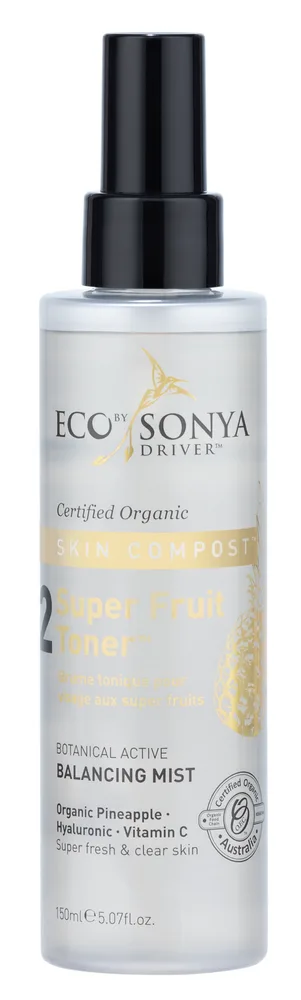 Тоник-мист для лица Eco by Sonya Super Fruit Toner с алоэ и экстрактом ананаса, увлажняющий, 125 мл