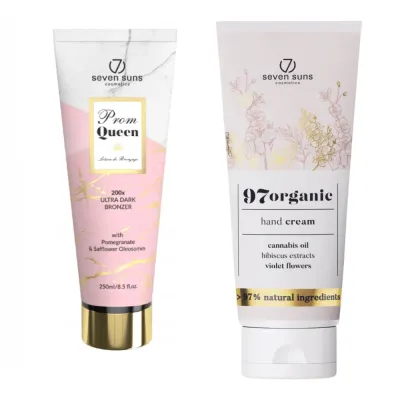 Бронзер для солярия 7suns Prom Queen Ultra Dark Golden Edition, с олеосомами шафрана