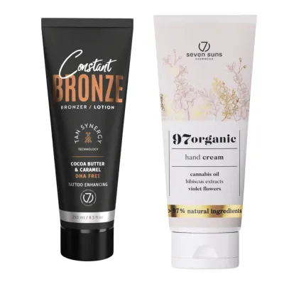 Лосьон-бронзер для солярия 7suns Constant Bronze, Tan Synergy Technology 3in1, 250 мл
