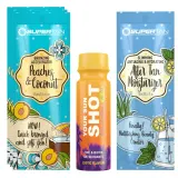 Бронзер с ускорителем загара SuperTan Peaches & Coconut, 3 саше по 15 мл, с подарками — фото 1