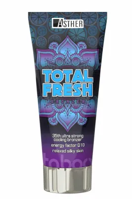 Бронзер для солярия Asther Total Fresh X35, с охлаждающим эффектом, 10 саше, оттенок Efektem Chłodzenia