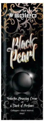 Бронзер для солярия Soleo Black Pearl, очень интенсивный, 10 саше по 15 мл