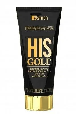 Бронзер для солярия Asther His Gold Edition, для мужчин, 2 × 200 мл