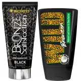 Набор бронзеров для солярия Soleo Black Bronzer Satisfaction 150 мл и Wild Tan Wild Bronzer 125 мл — фото 1