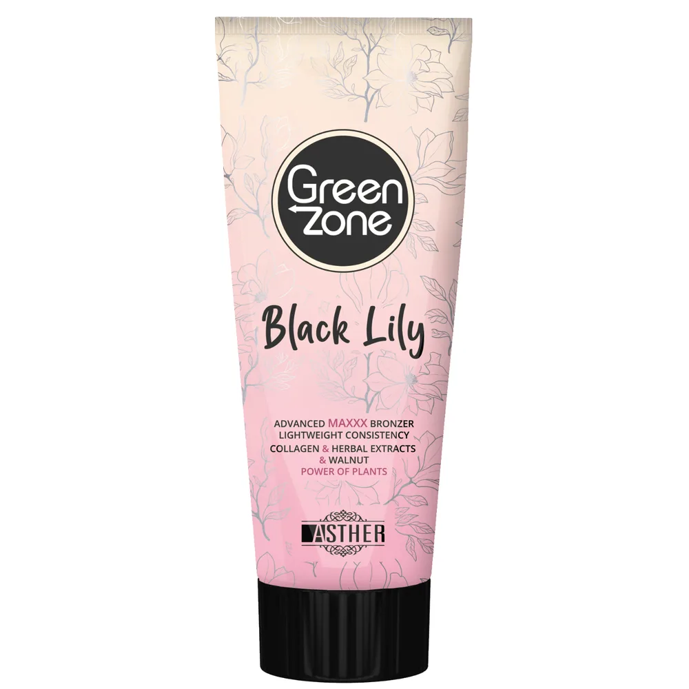 Бронзер для солярия Asther Green Zone Black Lily, с DHA, 200 мл