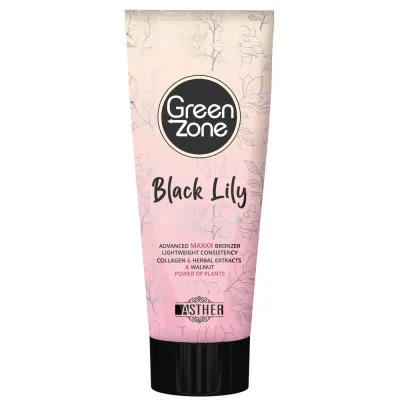 Бронзер для солярия Asther Green Zone Black Lily, с DHA, 200 мл