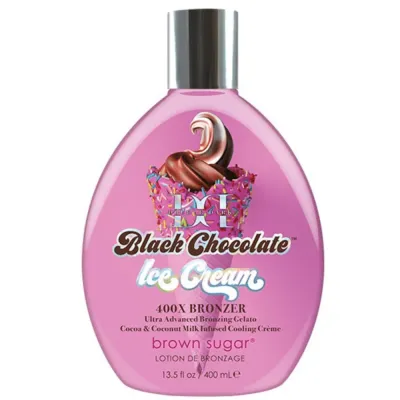 Бронзер для солярия Brown Sugar Black Chocolate Ice Cream, тёмный, 400 мл