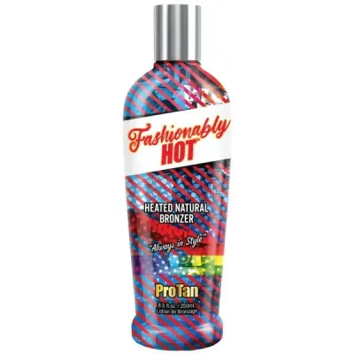 Бронзер для солярия Pro Tan Fashionably Hot, согревающий, натуральные бронзеры, 250 мл