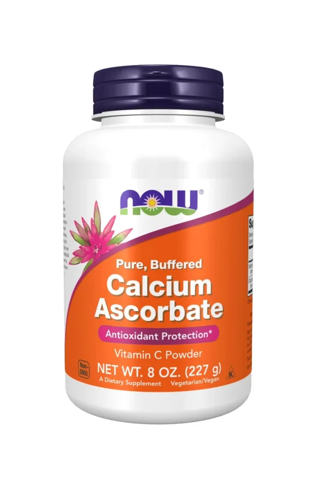 Аскорбат кальция NOW Foods Calcium Ascorbate, витамин C, порошок, 227 г