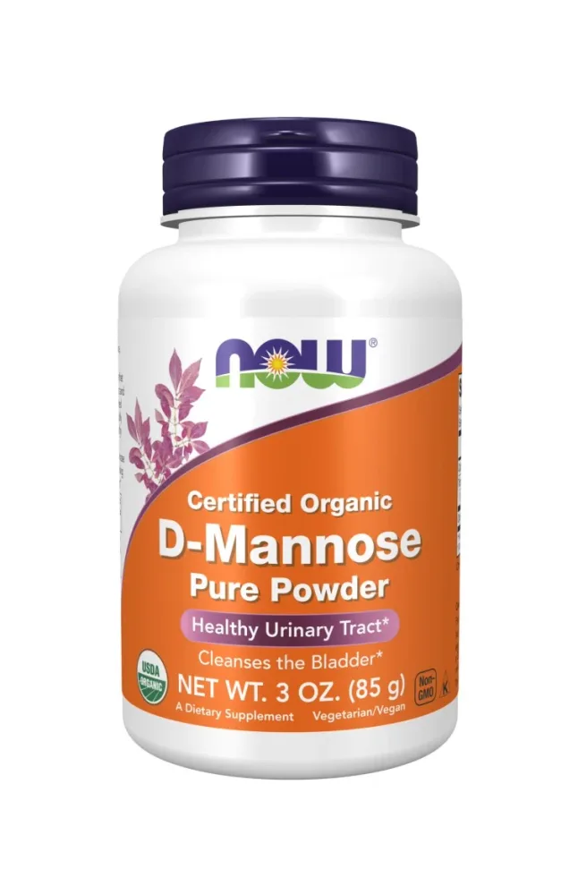 D-манноза в порошке NOW Foods D-Mannose, 85 г