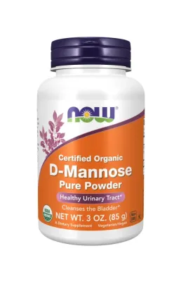 D-манноза в порошке NOW Foods D-Mannose, 85 г