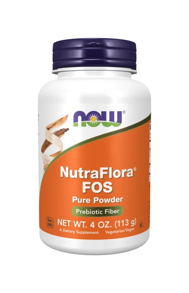 Фруктоолигосахариды NOW Foods NutraFlora FOS, порошок, 113 г
