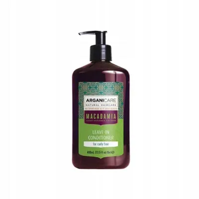 Несмываемый кондиционер Arganicare Macadamia Leave In Curly Hair увлажняющий, для вьющихся волос, 400 мл