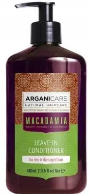 Несмываемый кондиционер Arganicare Macadamia увлажняющий, питательный, для сухих и повреждённых волос, 400 мл