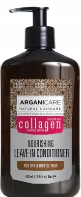 Несмываемый кондиционер Arganicare Collagen восстанавливающий, укрепляющий, для тонких и ломких волос
