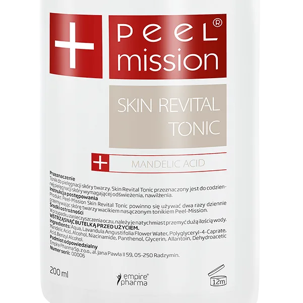 Пилинг-тоник для лица Peel Mission Skin Revital Tonic, миндальный, для жирной и склонной к акне кожи, 200 мл