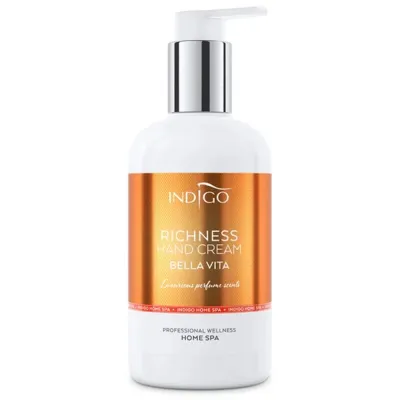 Крем для рук Indigo Richness Hand Cream Bella Vita, парфюмированный, увлажняющий, 300 мл