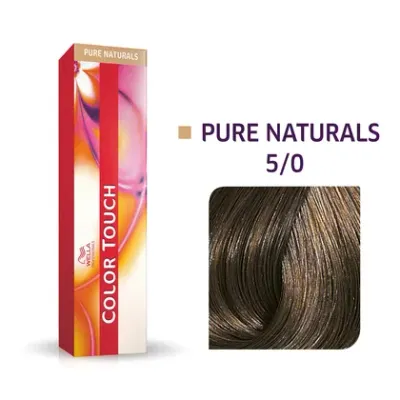 Тонирующий крем для волос Wella Professionals Color Touch, без аммиака, 60 мл, оттенок 5/0