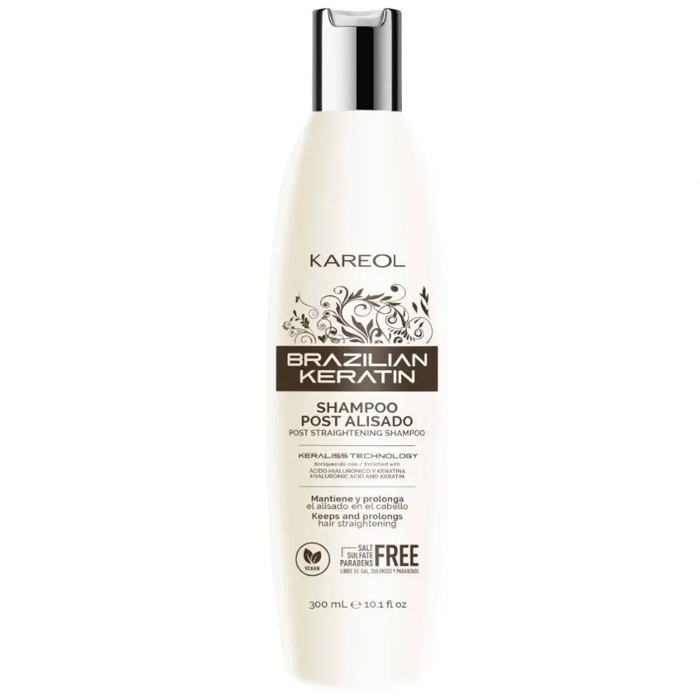 Шампунь Kareol Brazilian Keratin без SLS, после кератинового выпрямления, 300 мл