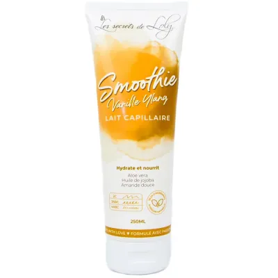 Несмываемое молочко для волос Les Secrets de Loly Smoothie Vanille Ylang увлажняющее, для вьющихся волос, 250 мл