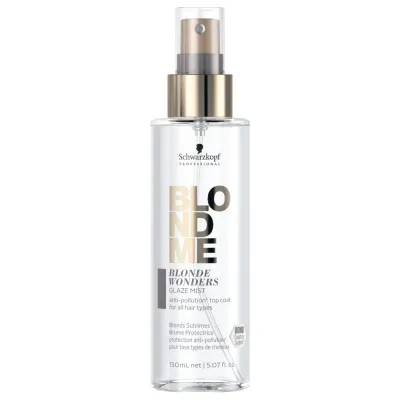 Несмываемый спрей Schwarzkopf Professional BlondMe Blonde Wonders Glaze Mist для блеска, для светлых волос, 150 мл