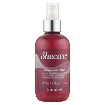 Несмываемый спрей для волос Inebrya Shecare Repair Magic Spray питательный, для повреждённых волос, 200 мл