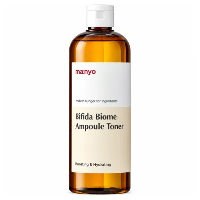 Тоник для лица Manyo Factory Bifida Biome Ampoule Toner, увлажняющий, тоник и ампула 2 в 1, 400 мл