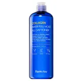Тоник для лица Farmstay Collagen Water Full Moist All Day Toner увлажняющий, для сухой кожи, 500 мл — фото 1
