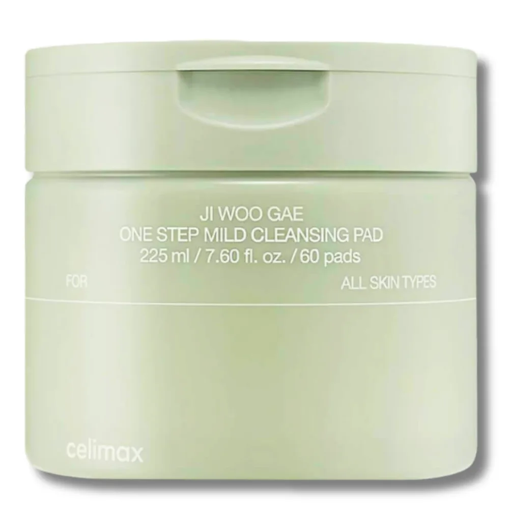 Пэды для лица Celimax Ji Woo Gae One Step Mild Cleansing Pad очищающие, для снятия макияжа, 60 шт
