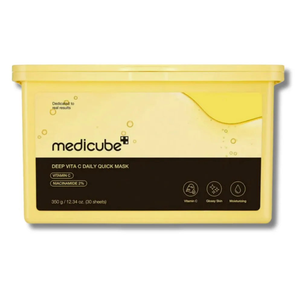 Тканевая маска для лица Medicube Deep Vita C Daily Quick Mask, освежающая, 30 шт