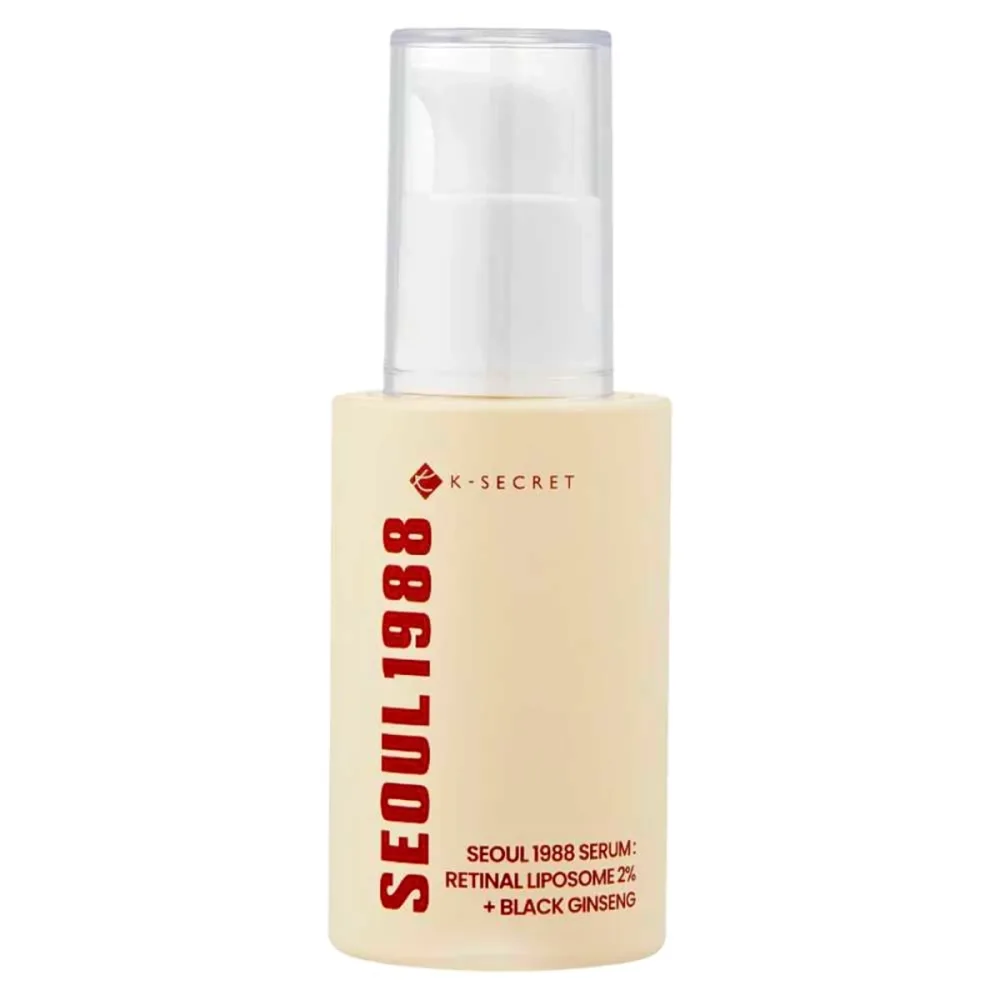 Сыворотка для лица KSECRET Seoul 1988 Serum Retinal Liposome 2% + Black Ginseng с ретиналем, вечерняя, 30 мл
