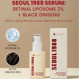 Сыворотка для лица KSECRET Seoul 1988 Serum Retinal Liposome 2% + Black Ginseng с ретиналем, вечерняя, 30 мл — фото 2