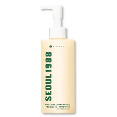 Гидрофильное масло KSecret Seoul 1988 Cleansing Oil Pine Cica 1% + Probiotics, с центеллой и пробиотиками, 200 мл