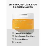 Пэды для лица Celimax Pore+Dark Spot Brightening Pad тонизирующие, для сияния кожи, 40 шт — фото 2