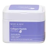 Тканевая маска для лица Mary and May Collagen Peptide Vital Mask, увлажняющая, для эластичности кожи, 30 шт — фото 1
