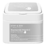 Тканевая маска для лица Mary and May Niacinamide Vitamin C Brightening Mask, для сияния кожи, 30 шт — фото 1