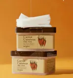 Тканевая маска для лица Skinfood Carrot Carotene Daily Mask, увлажняющая, 30 шт — фото 7