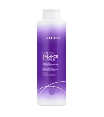 Оттеночный шампунь Joico Color Balance Purple нейтрализующий, для светлых и осветлённых волос, 1000 мл