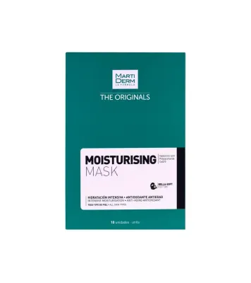 Тканевая маска для лица MartiDerm The Originals Moisturizing Mask, интенсивно увлажняющая, 10 шт по 25 мл