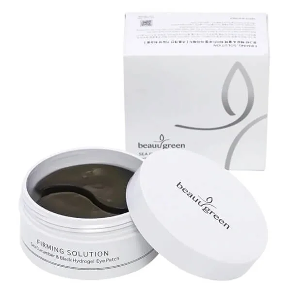 Патчи для кожи вокруг глаз Beauugreen Sea Cucumber & Black гидрогелевые, для уставшей кожи, 60 шт