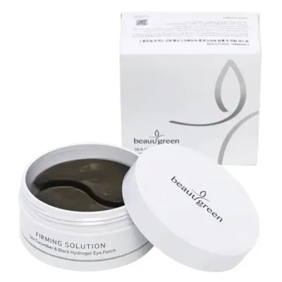 Патчи для кожи вокруг глаз Beauugreen Sea Cucumber & Black гидрогелевые, для уставшей кожи, 60 шт