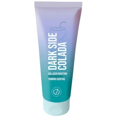 Коктейль для солярия 7suns Dark Side Colada, с коллагеном и отложенным бронзером, 100 мл