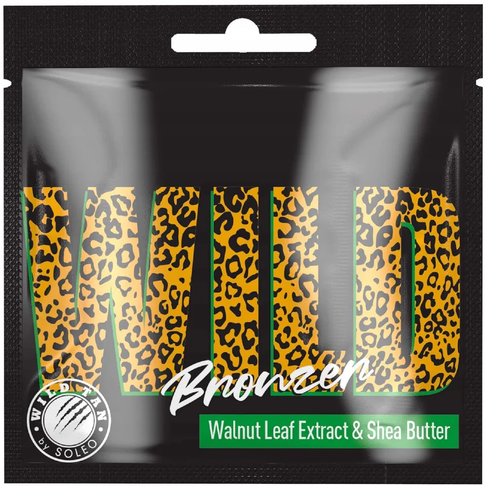 Бронзатор для загара в солярии Wild Tan Wild Bronzer, с маслом ши, 10 саше по 15 мл