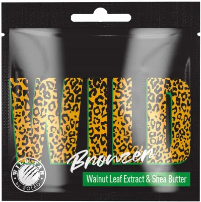 Бронзатор для загара в солярии Wild Tan Wild Bronzer, с маслом ши, 10 саше по 15 мл