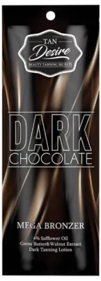 Бронзатор для загара в солярии Tan Desire Dark Chocolate, мега-тёмный, с DHA, 5 шт
