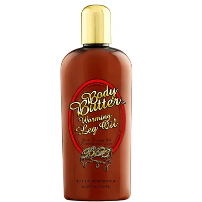 Масло для загара ног Body Butter Warming Leg Oil, тёмное, без бронзаторов