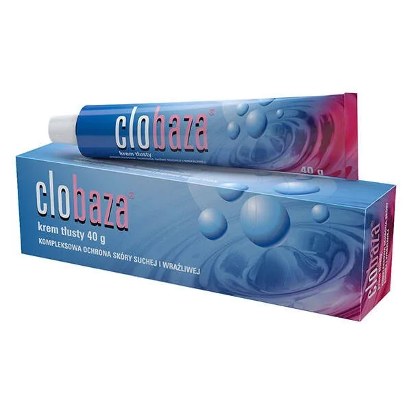 Жирный крем для лица и тела Jelfa Clobaza для сухой и чувствительной кожи, 40 г